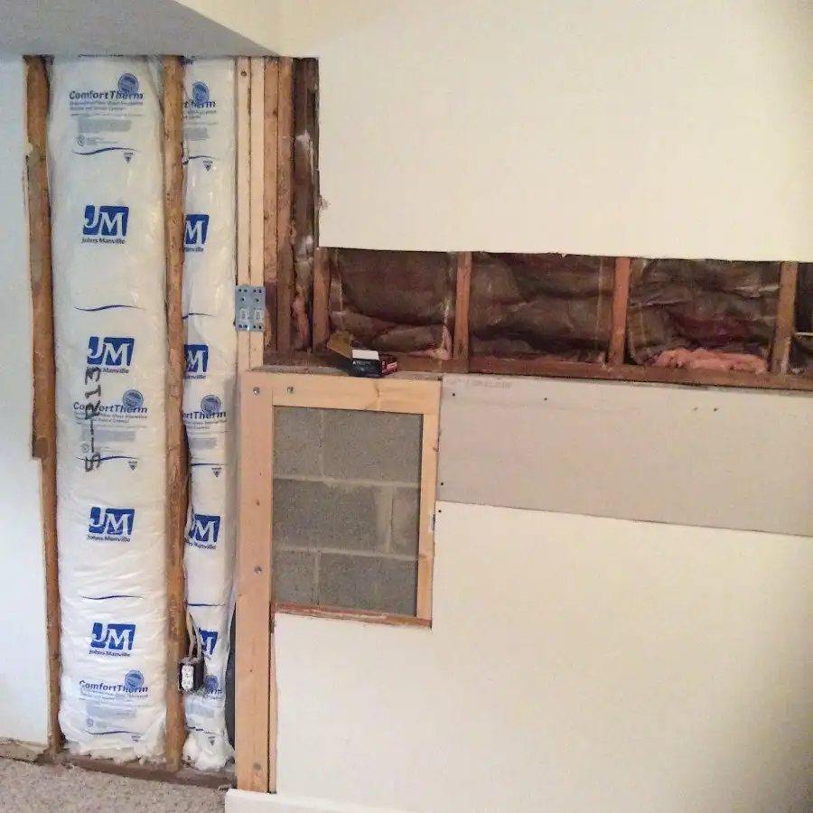 Wall insulation replacement during Odor Removal & Deodorization in Menominee
